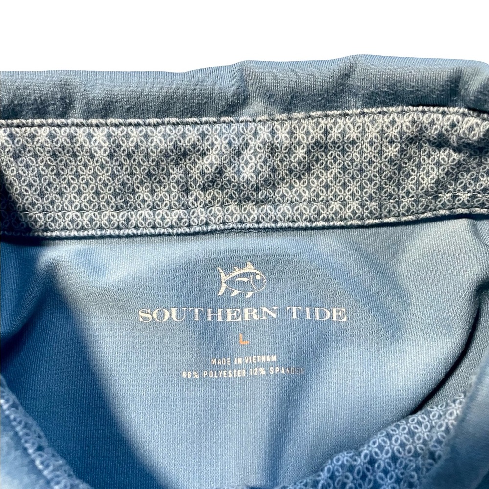 Southern Tide Men’s Blue Polo Shirt Size Large - Picture 2 of 3